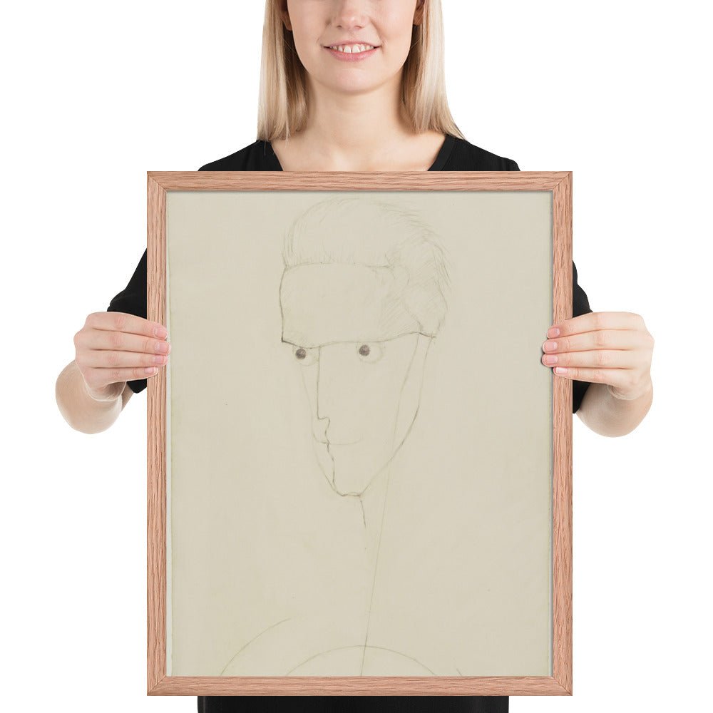 Marcel Duchamp by Jean Crotti, Framed poster