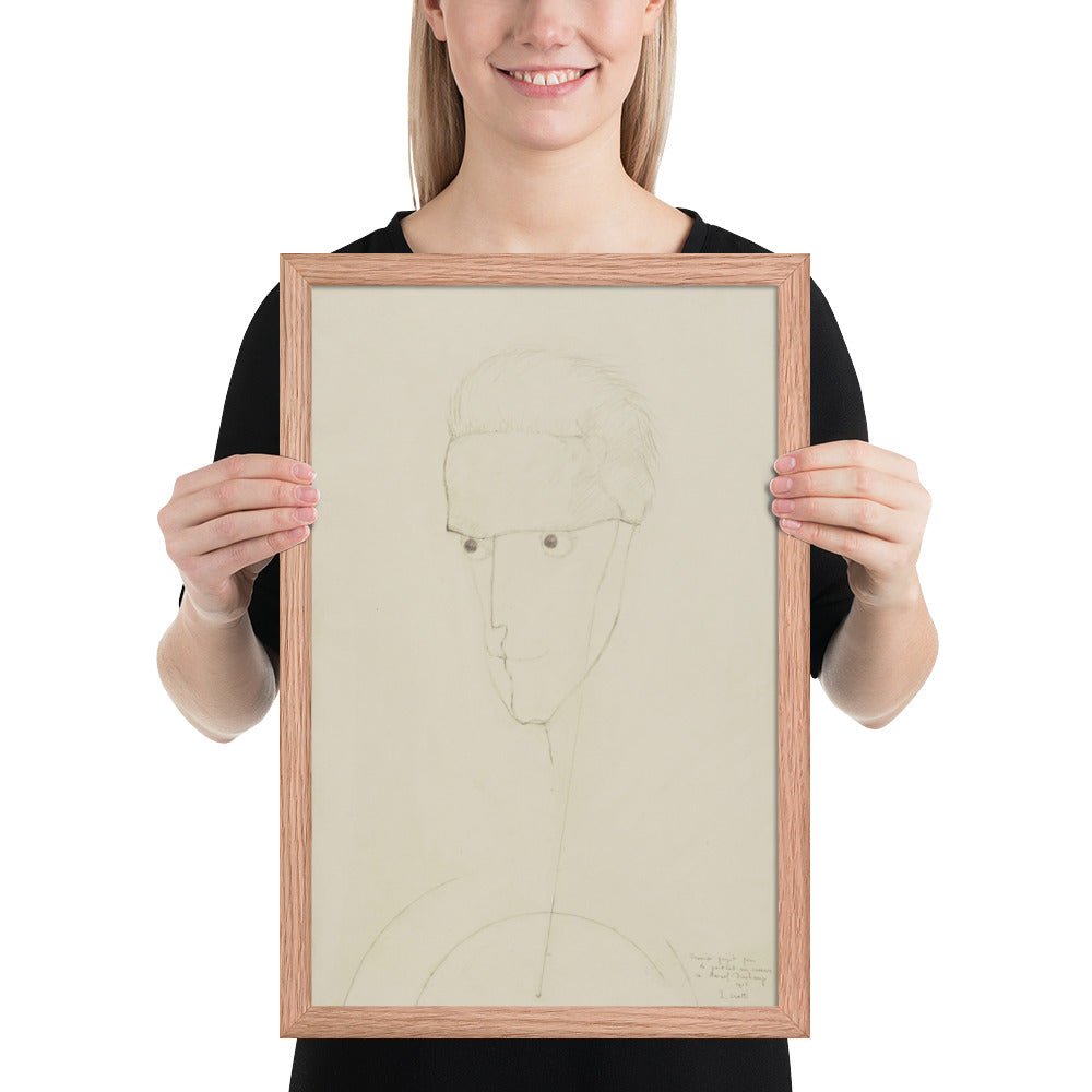 Marcel Duchamp by Jean Crotti, Framed poster