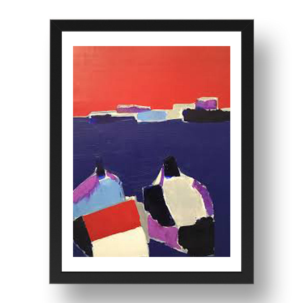 Marseille by Nicolas de Stael,  Art Poster Reproduction