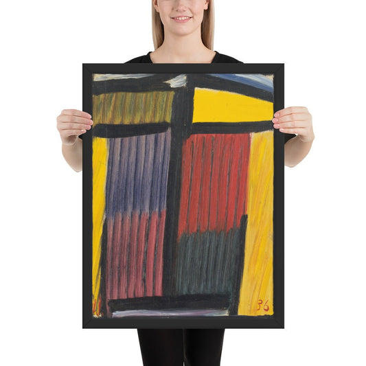 Meditation Yellow Head by Alexei Jawlensky, Framed poster