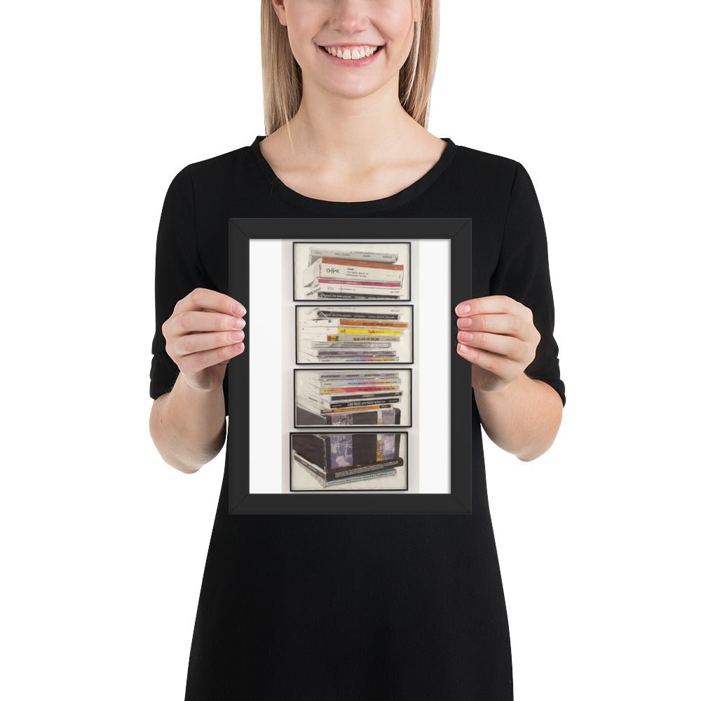 Mullerpile by Dave Muller, Framed poster