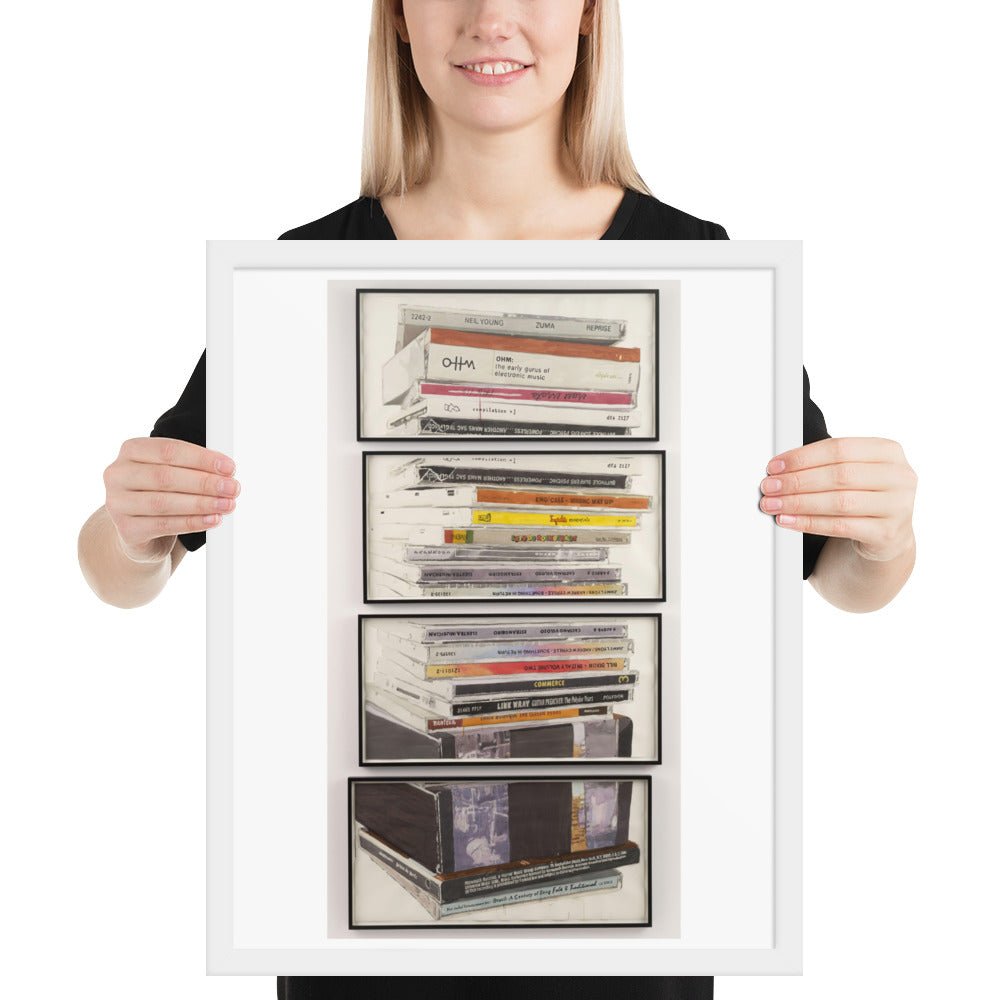 Mullerpile by Dave Muller, Framed poster