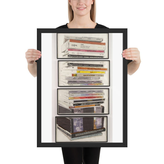 Mullerpile by Dave Muller, Framed poster