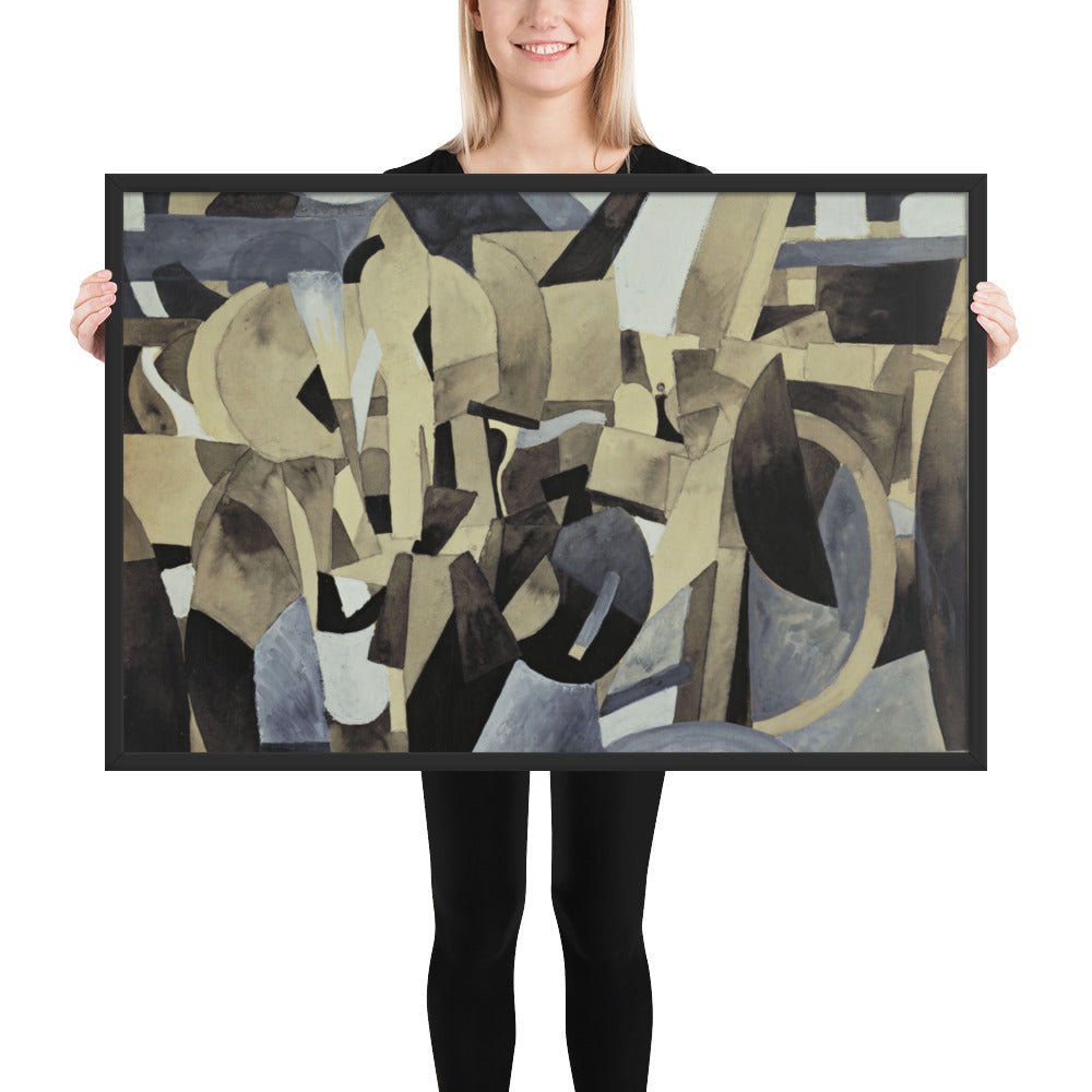 New York by Francis Picabia, Framed poster