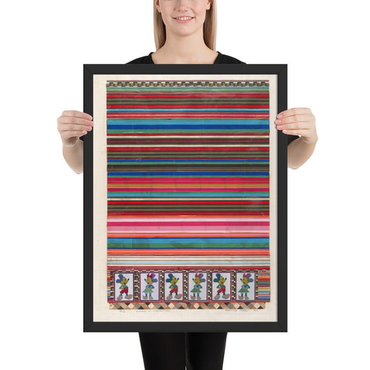 No 3 Horizon of Expectations, collage study for Universal Electronic Vacuum by Eduardo Paolozzi, Framed poster