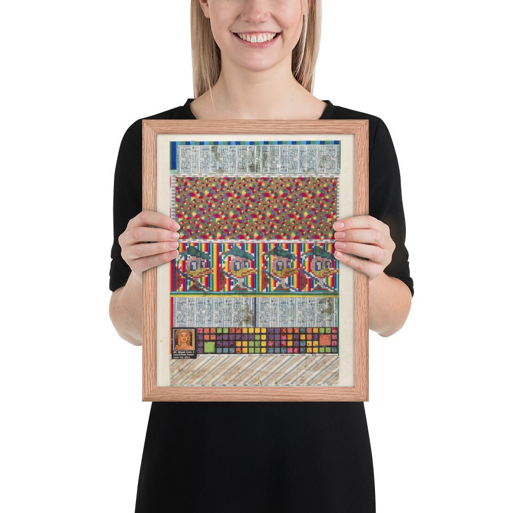 No 9 883 Whipped Cream, A Taste of Honey, Peanuts, Lemon Tree and Others, collage study for Universal Electronic Vacuum by Eduardo Paolozzi, Framed poster