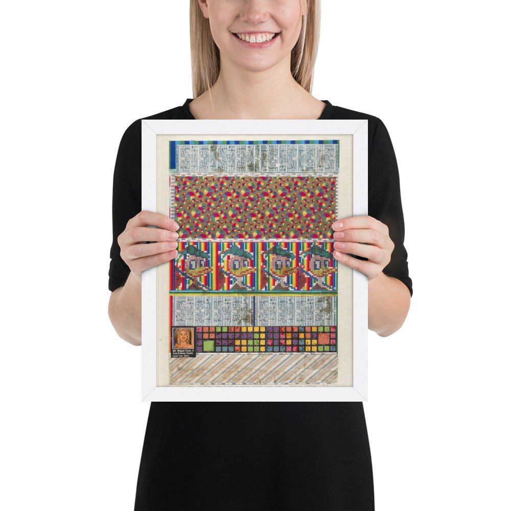 No 9 883 Whipped Cream, A Taste of Honey, Peanuts, Lemon Tree and Others, collage study for Universal Electronic Vacuum by Eduardo Paolozzi, Framed poster