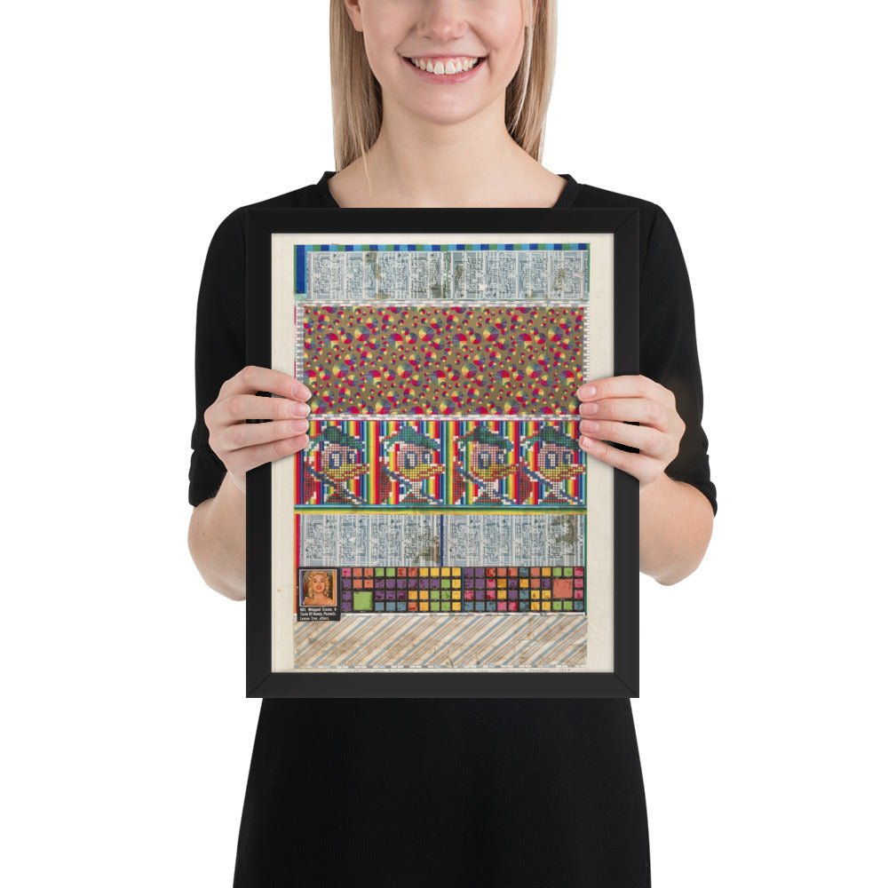 No 9 883 Whipped Cream, A Taste of Honey, Peanuts, Lemon Tree and Others, collage study for Universal Electronic Vacuum by Eduardo Paolozzi, Framed poster