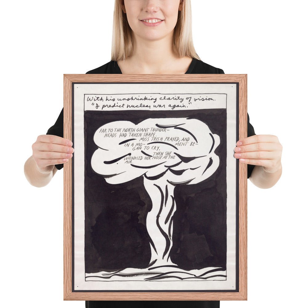 No Title by Raymond Pettibon, Framed poster