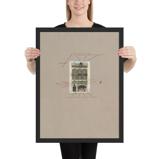 Objet from VVV Portfolio by André Breton - Poème, Framed poster