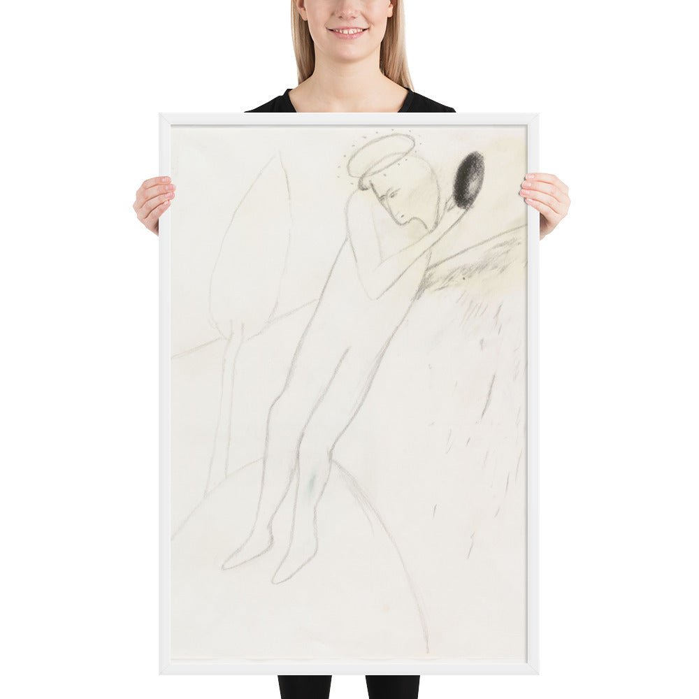 Palla-Santa by Enzo Cucchi, Framed poster