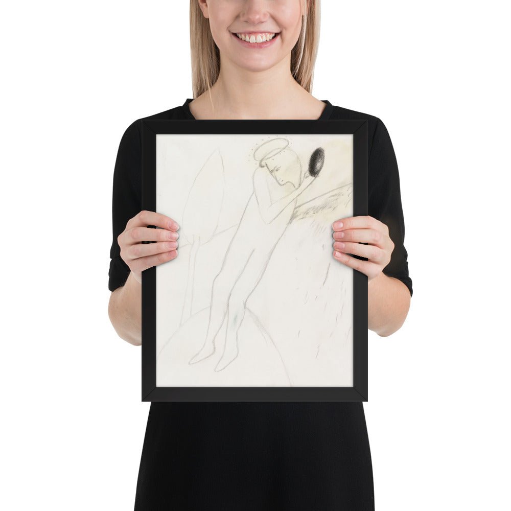 Palla-Santa by Enzo Cucchi, Framed poster