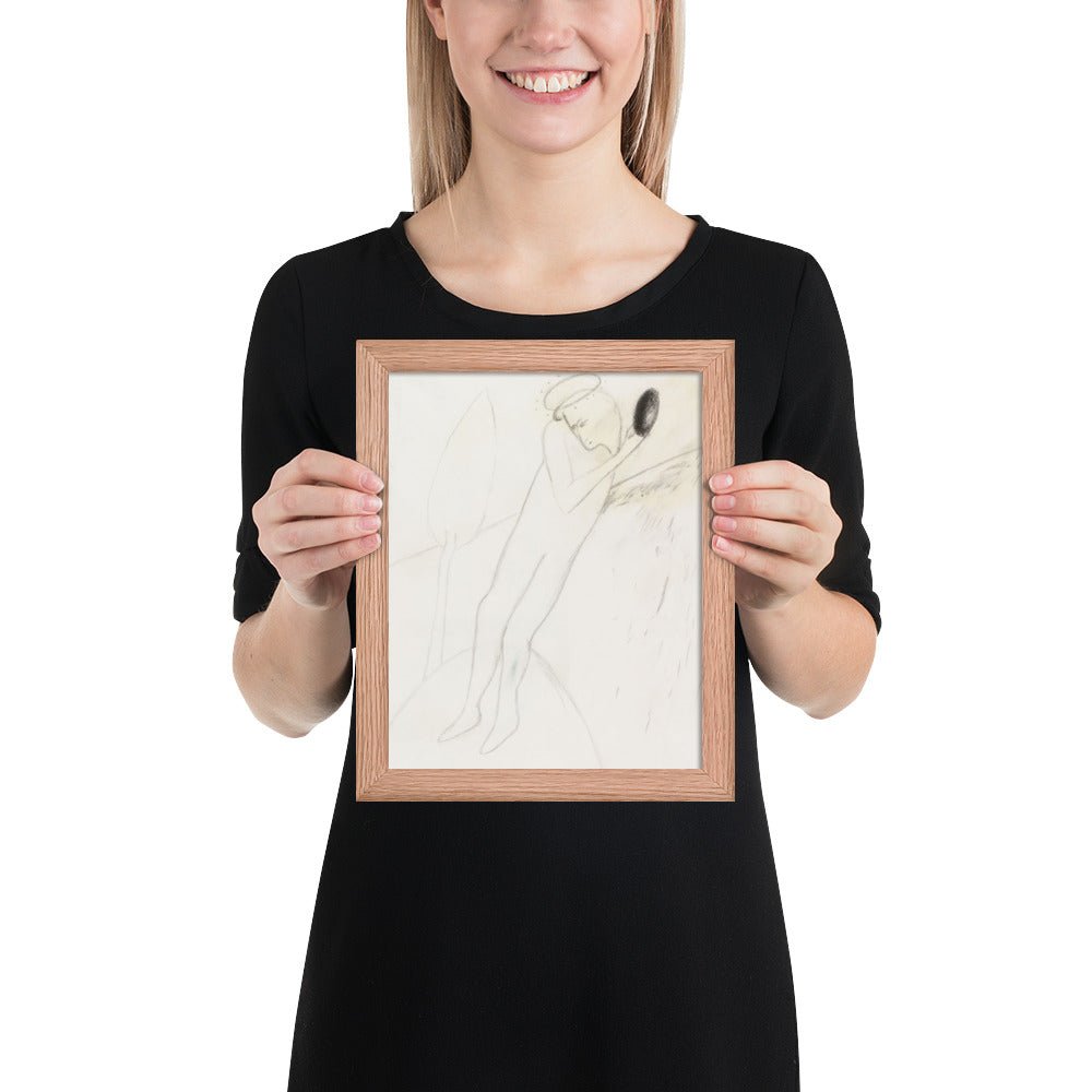 Palla-Santa by Enzo Cucchi, Framed poster