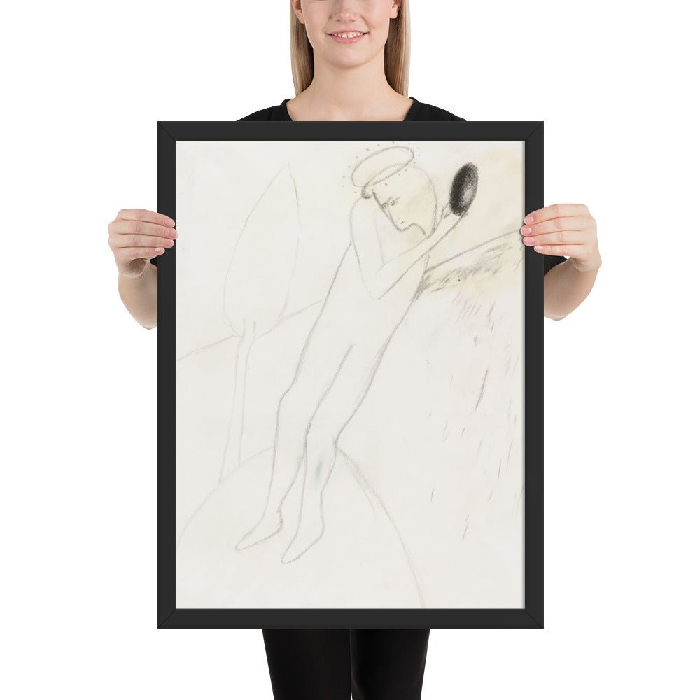 Palla-Santa by Enzo Cucchi, Framed poster