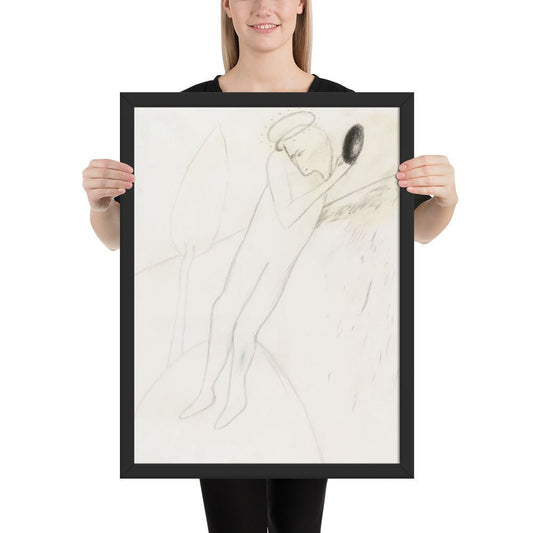 Palla-Santa by Enzo Cucchi, Framed poster