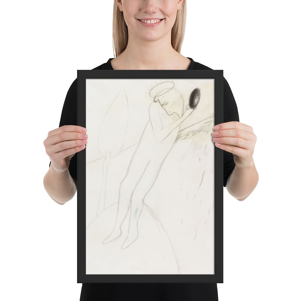 Palla-Santa by Enzo Cucchi, Framed poster