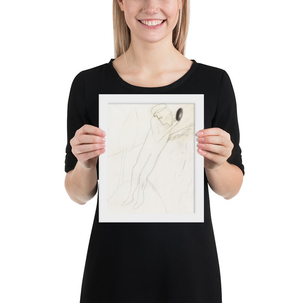 Palla-Santa by Enzo Cucchi, Framed poster