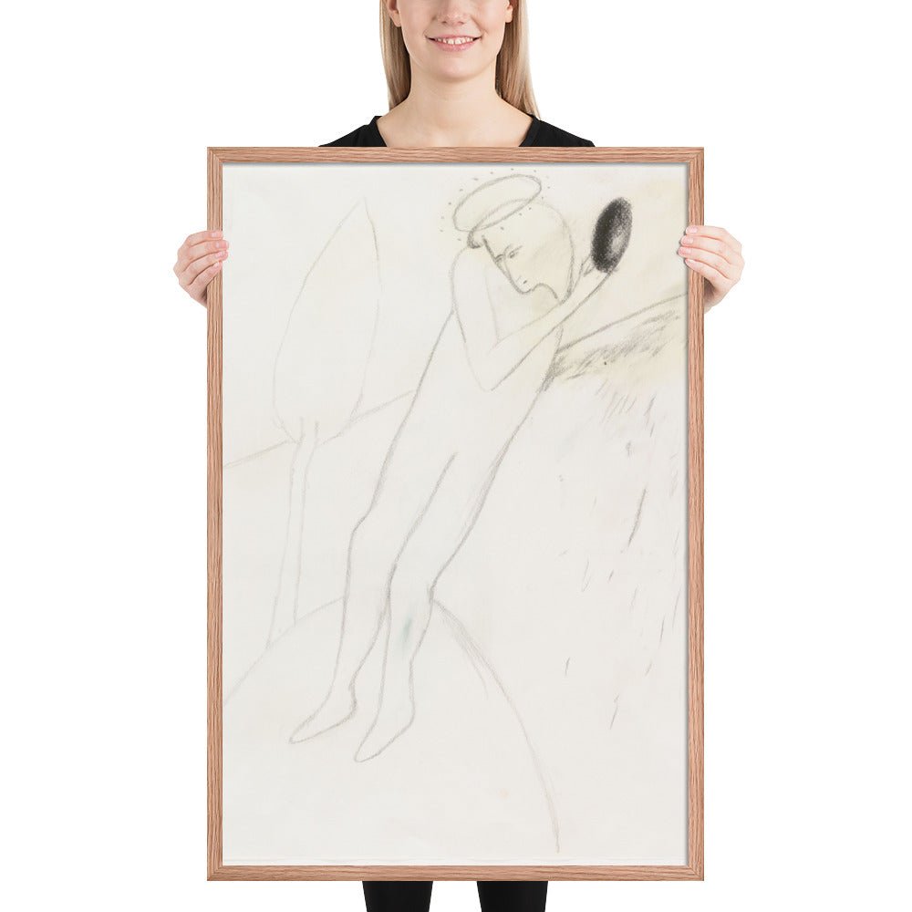 Palla-Santa by Enzo Cucchi, Framed poster