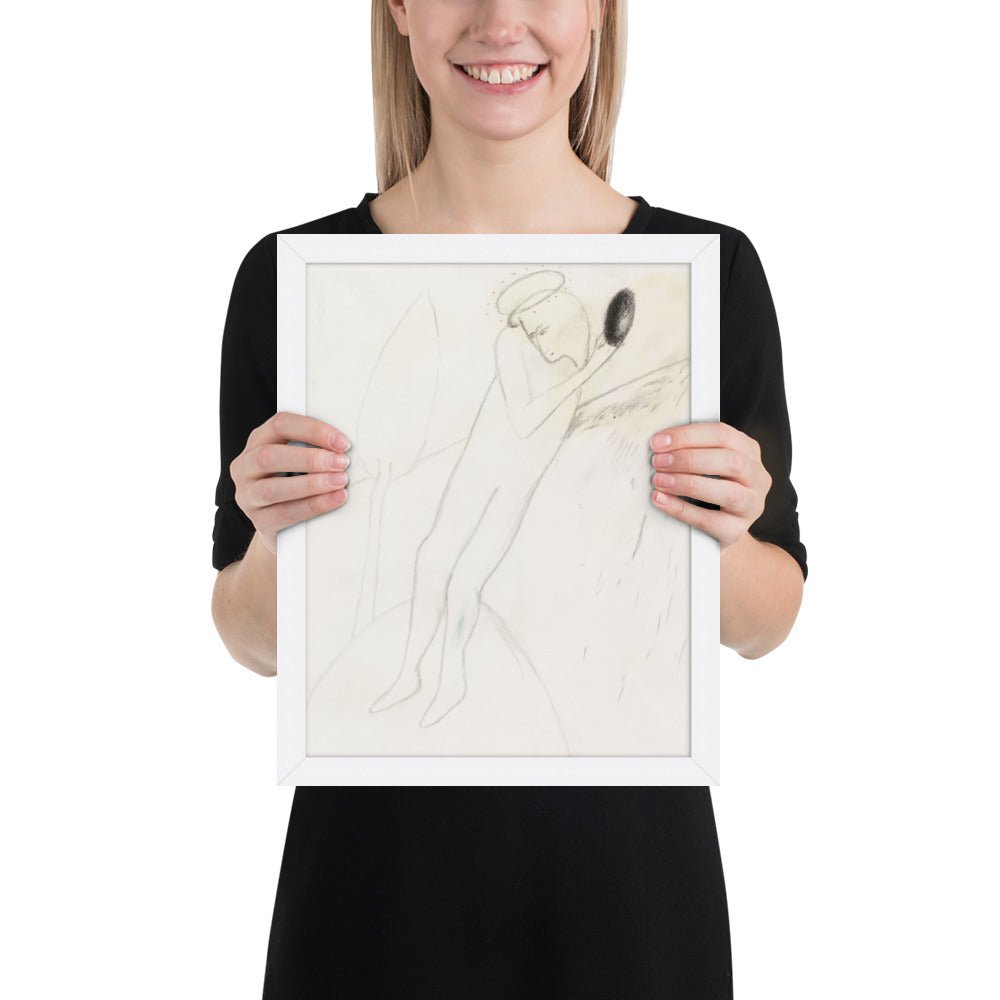 Palla-Santa by Enzo Cucchi, Framed poster