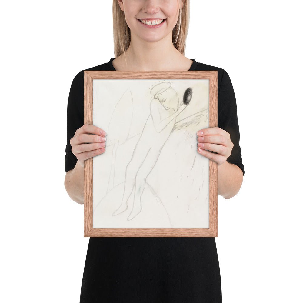 Palla-Santa by Enzo Cucchi, Framed poster