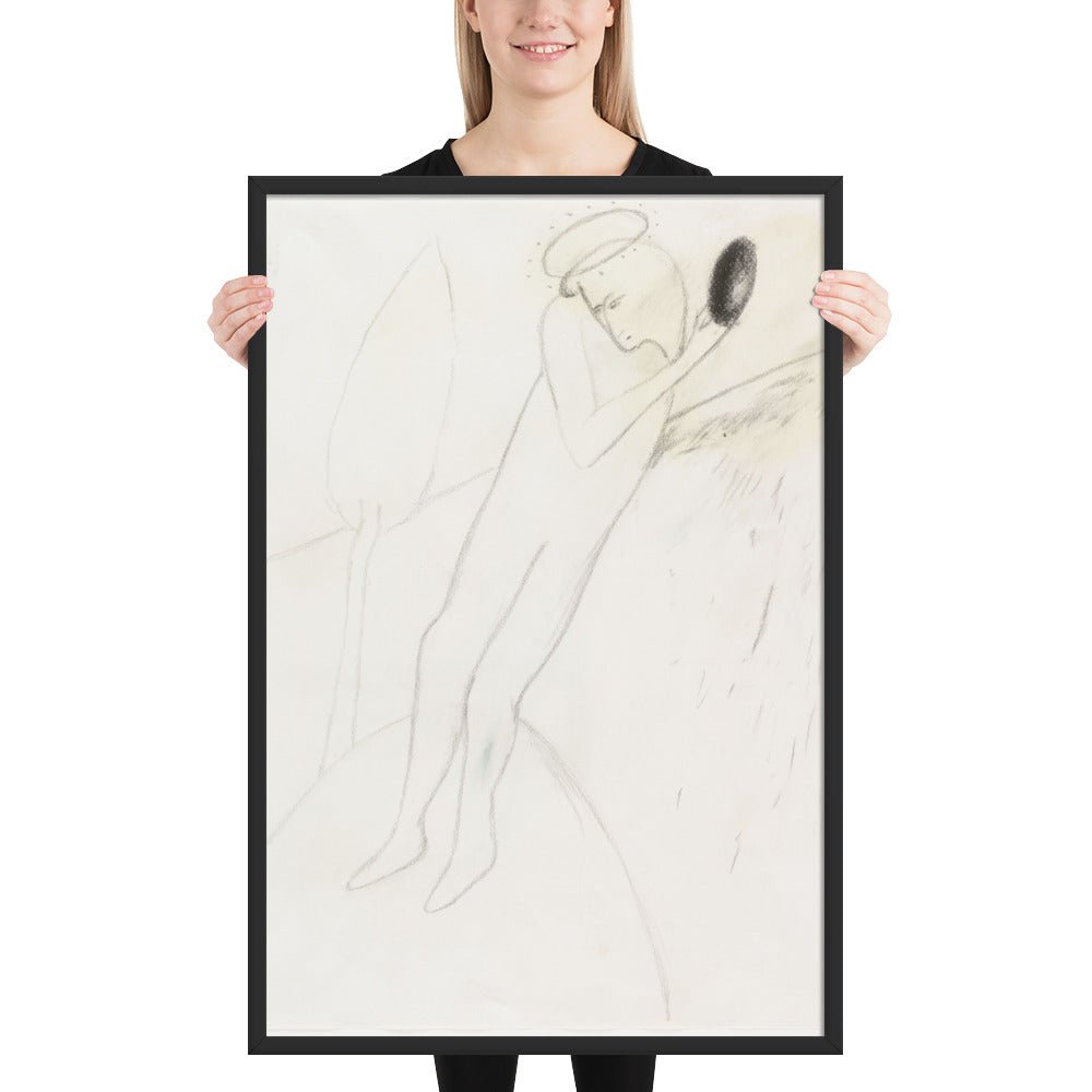 Palla-Santa by Enzo Cucchi, Framed poster