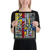 Study for Cinematic Mural, Study II by Fernand Léger, Framed poster