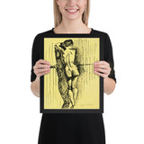 Standing Woman seen from Behind by Henri Matisse, Framed poster