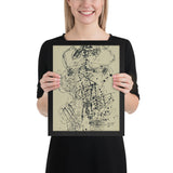 Corps de Dame by Jean Dubuffet, Framed poster