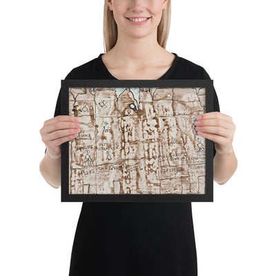 Facade by Jean Dubuffet, Framed poster