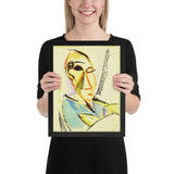 Head of the Medical Student by Pablo Picasso, Framed poster