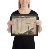 Jetty by Peter Doig, Framed poster