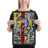 Study for Cinematic Mural, Study II by Fernand Léger, Framed poster