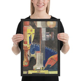 Study for Man and Machine by Hannah Höch, Framed poster