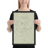 Self-Portrait by Henri Matisse, Framed poster