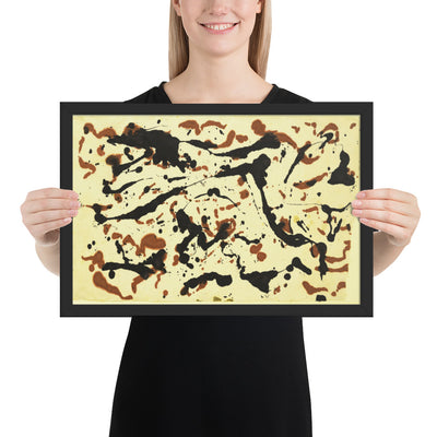 Untitled by Jackson Pollock, Framed poster