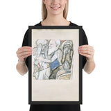 The Return of the Prodigal Son by Max Beckmann, Framed poster