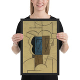 Man with a Hat by Pablo Picasso, Framed poster