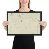 The Pool by Pablo Picasso, Framed poster