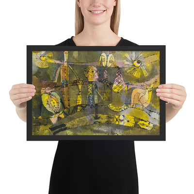 The End of the Last Act of a Drama by Paul Klee, Framed poster