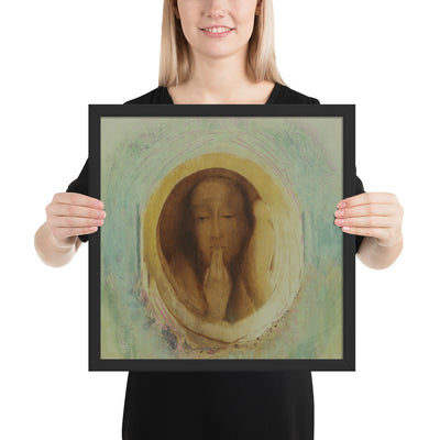 Silence by Odilon Redon, Framed poster