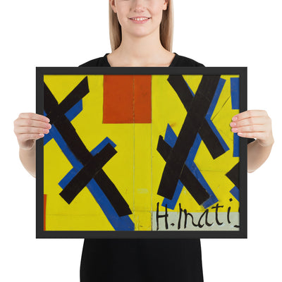 Design for cover of Matisse His Art and His Public by Henri Matisse, Framed poster