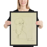 Yvonne Landsberg by Henri Matisse, Framed poster