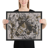 Untitled by Jackson Pollock, Framed poster