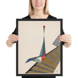 The Infinite Staircase by Jean Crotti, Framed poster