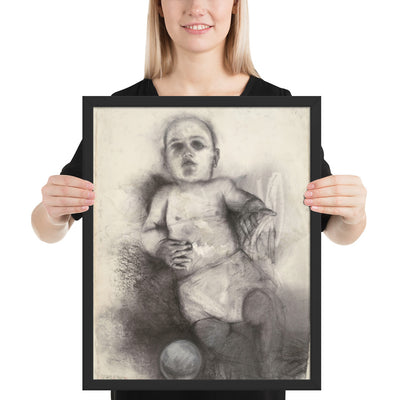 Third Baby Drawing by Jim Dine, Framed poster