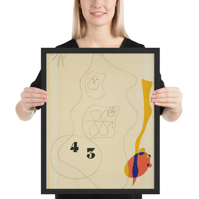 Untitled by Joan Miró, Framed poster