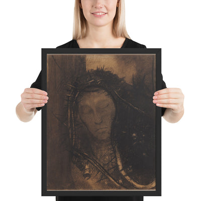 Christ by Odilon Redon, Framed poster