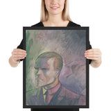 Self-Portrait by Otto Dix, Framed poster