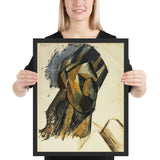 Head of a Woman by Pablo Picasso, Framed poster