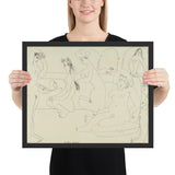 The Pool by Pablo Picasso, Framed poster